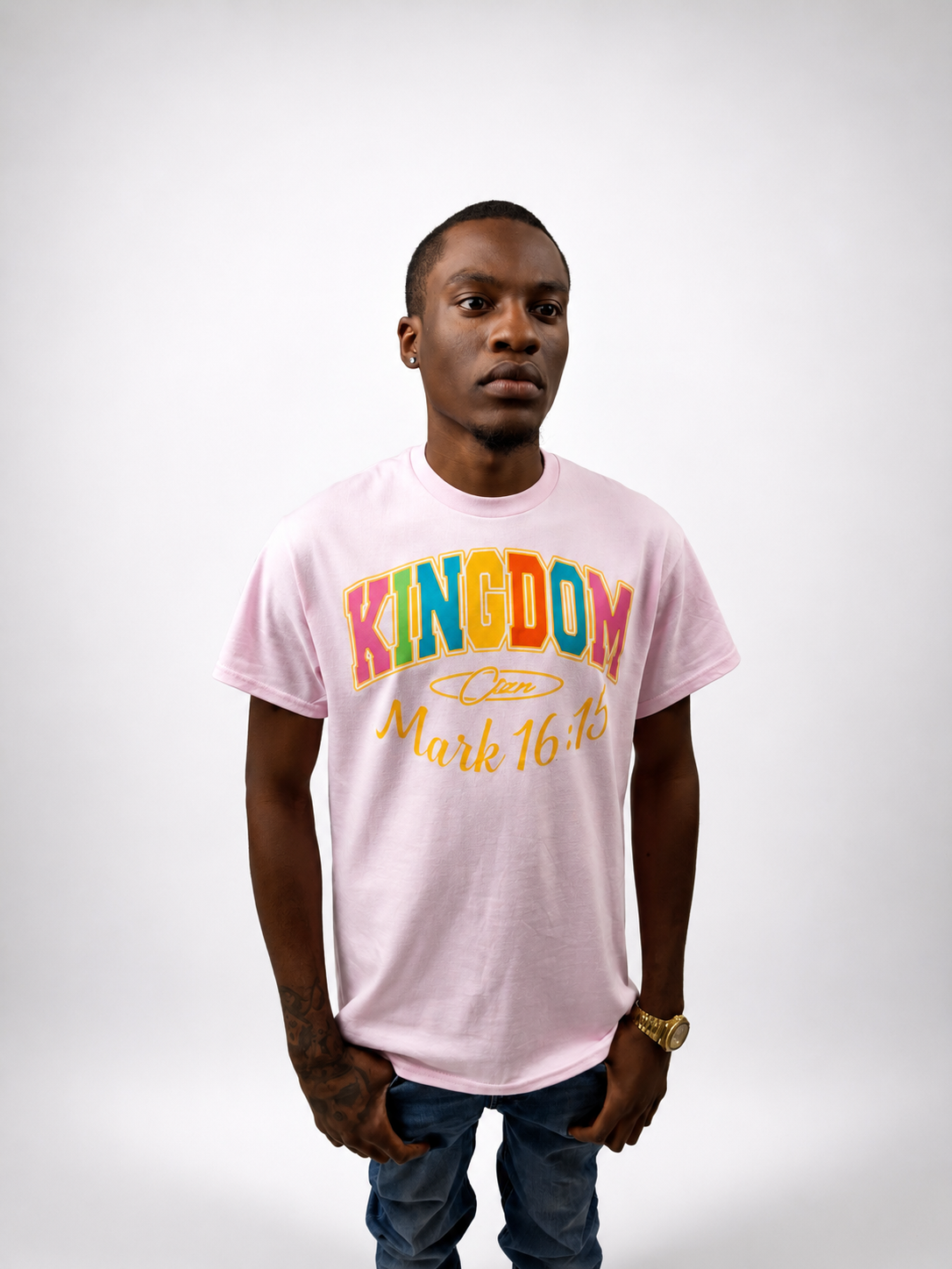 Pink KINGDM Tee