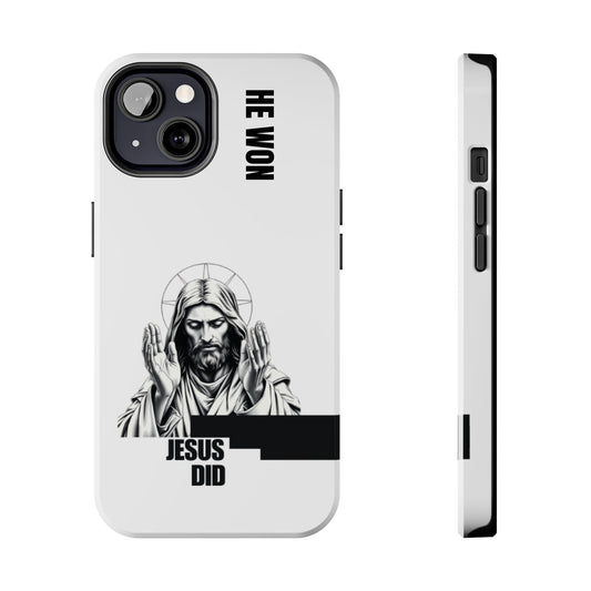 Inspirational Tough Phone Case - Jesus Did Design