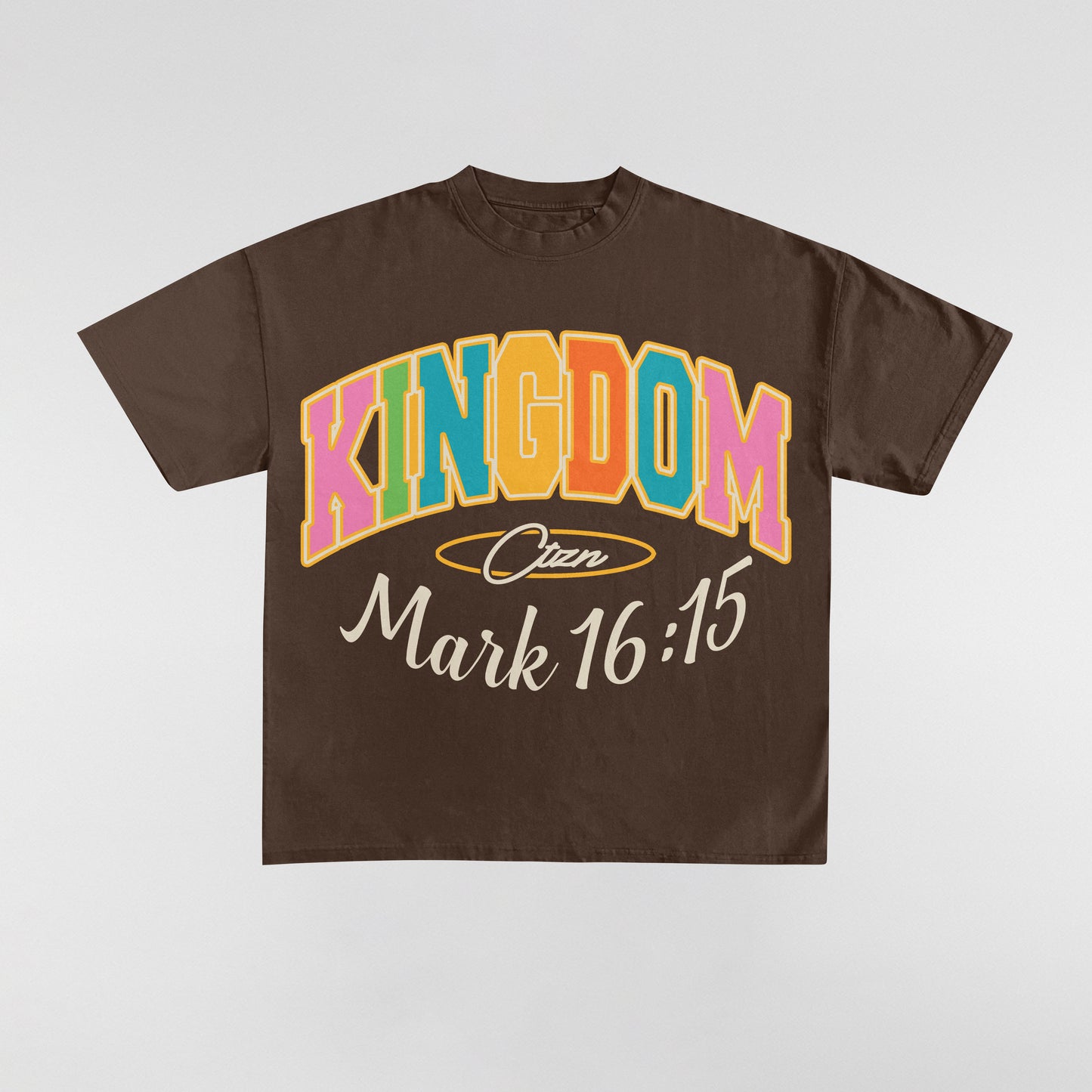 KINGDM CTZN TEE (Brown)