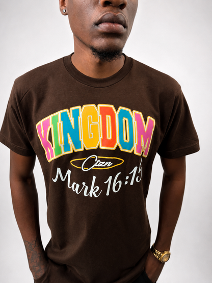 Brown KINGDM Tee
