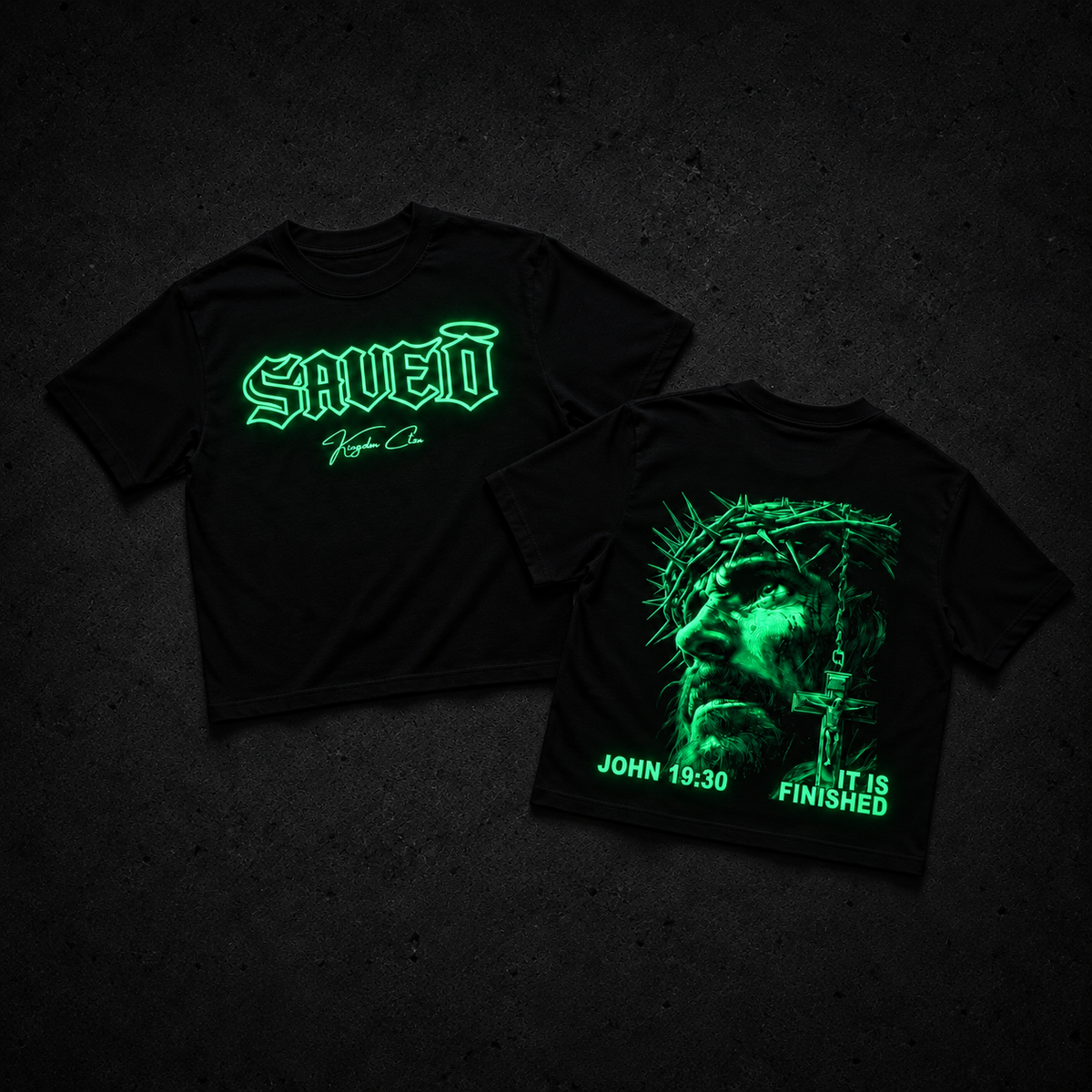 Glow in the Dark SAVED Tee Cropped