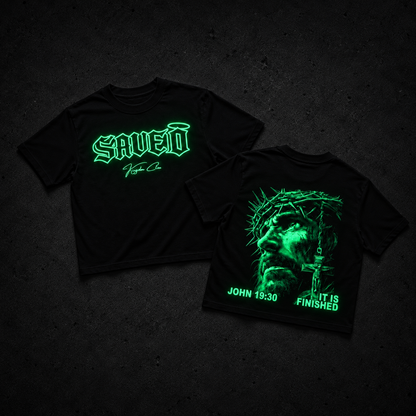 Glow in the Dark SAVED Tee Cropped