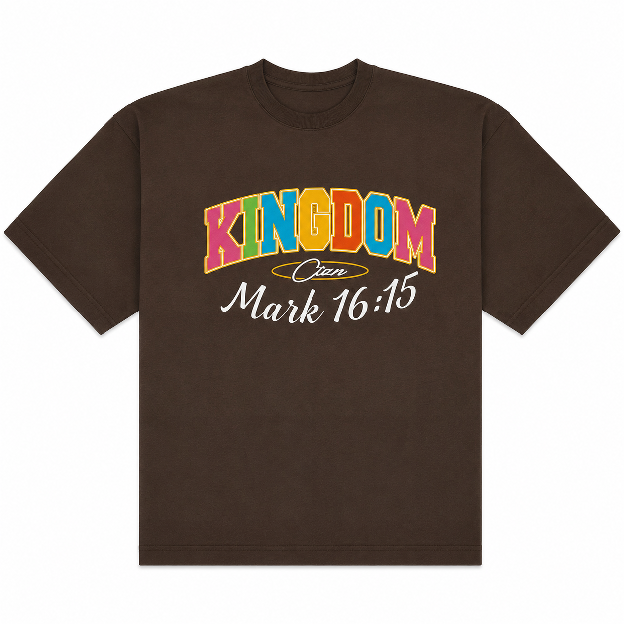 Brown KINGDM Tee