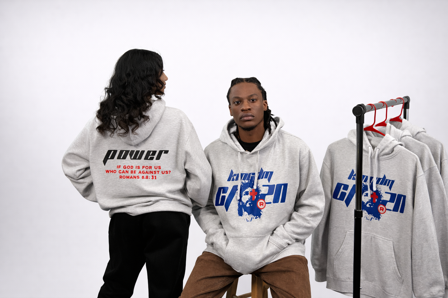 KINGDM CTZN Power Hoodie (Red)