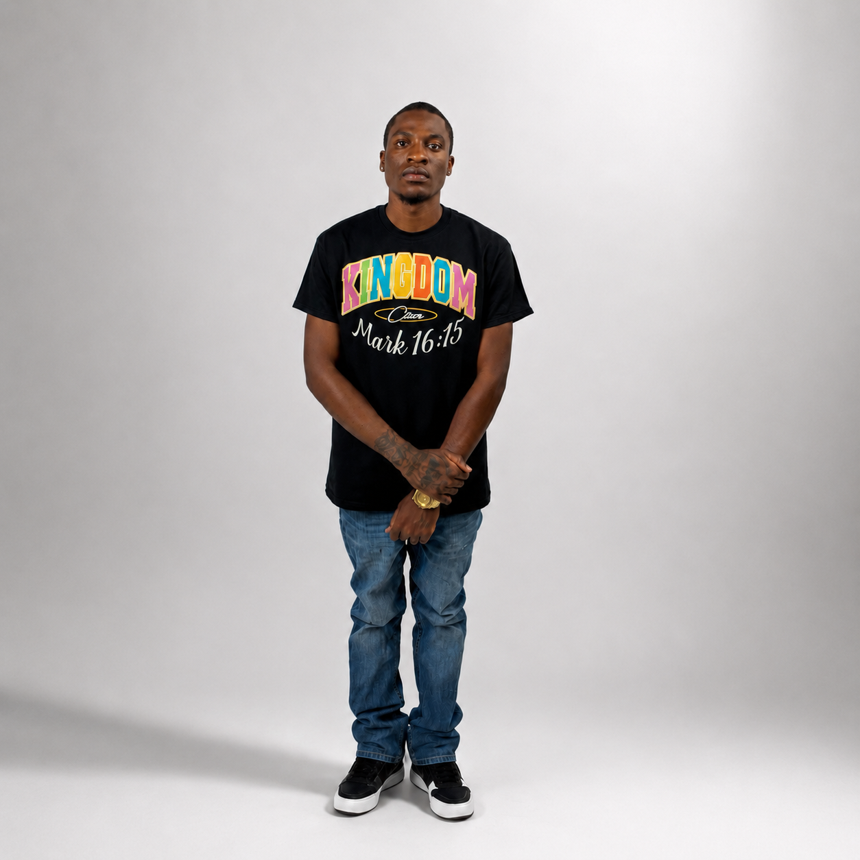 Black KINGDM Tee