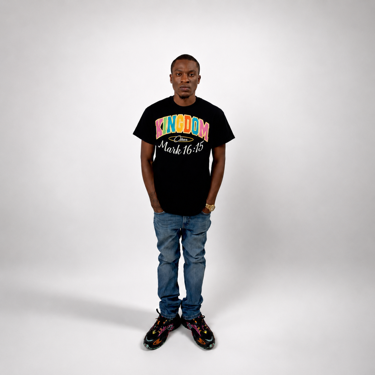 Black KINGDM Tee