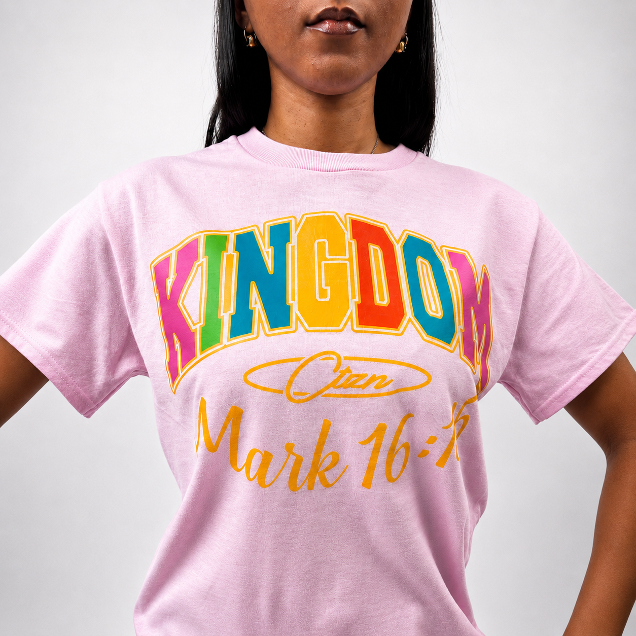 Pink KINGDM Tee