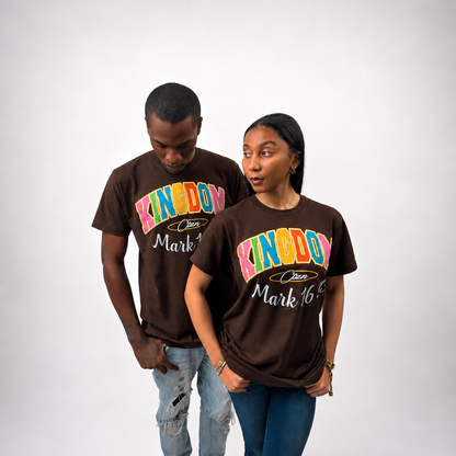 Brown KINGDM Tee