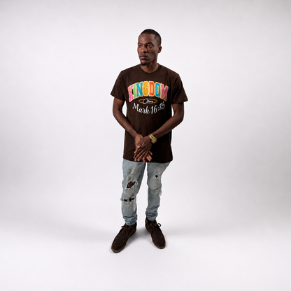 Brown KINGDM Tee