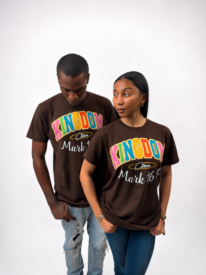 Brown KINGDM Tee