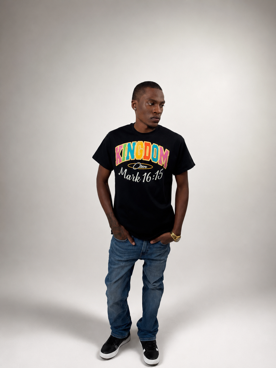 Black KINGDM Tee