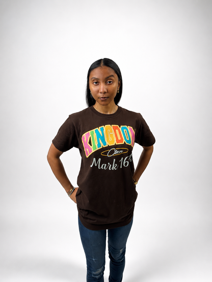 Brown KINGDM Tee